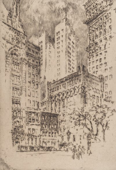 Four-Story House, 1904. de Joseph Pennell