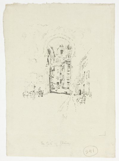 Porta de Elvira, Granada de Joseph Pennell