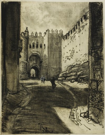Gateway, Segóvia de Joseph Pennell