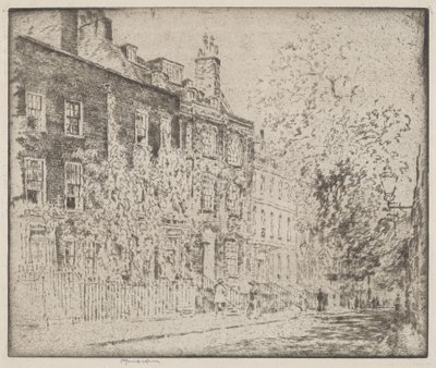 Great College Street, Westminster de Joseph Pennell