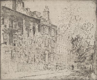 Great College Street, Westminster, 1904. de Joseph Pennell