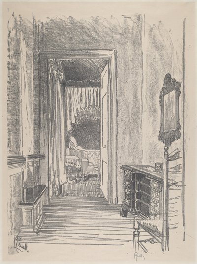Corredor para Quarto, Stenton, 1912. de Joseph Pennell