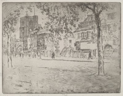 Casa onde Whistler morreu de Joseph Pennell