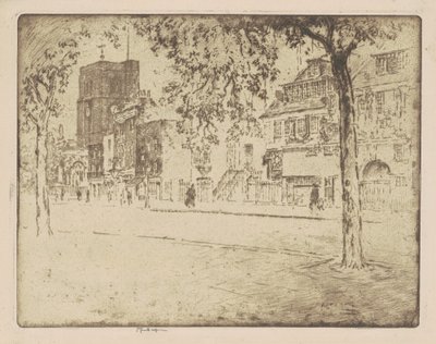 Casa onde Whistler morreu de Joseph Pennell