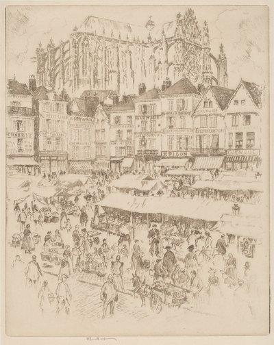 Lugar, Beauvais de Joseph Pennell