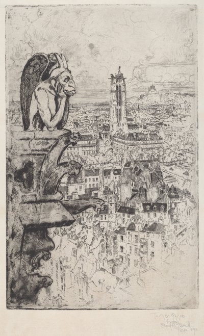 Le Stryge de Joseph Pennell