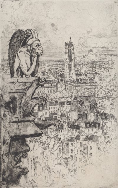 The Stryge, 1893. de Joseph Pennell