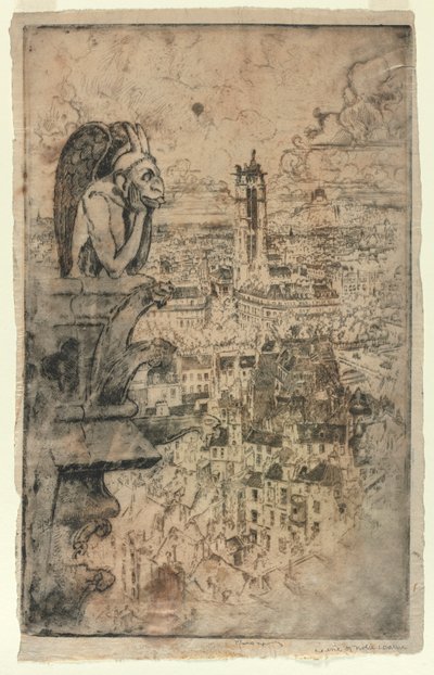 Le Stryge, 1893. de Joseph Pennell
