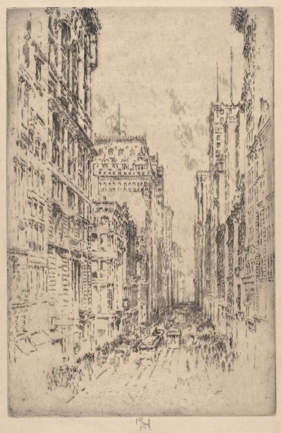 Baixa Broadway de Joseph Pennell