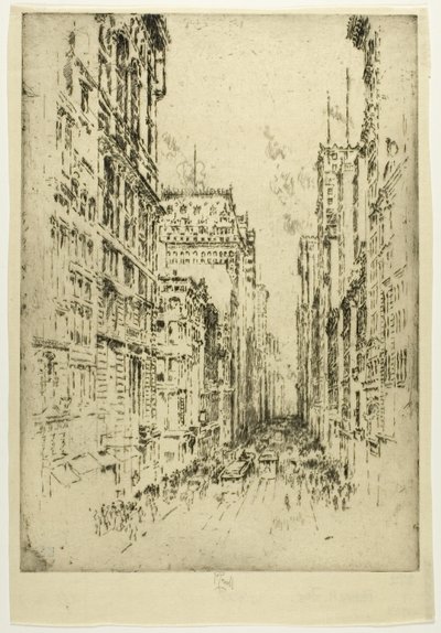 Baixa Broadway de Joseph Pennell