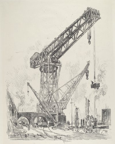 Fabricado na Alemanha, o Grande Guindaste de Joseph Pennell