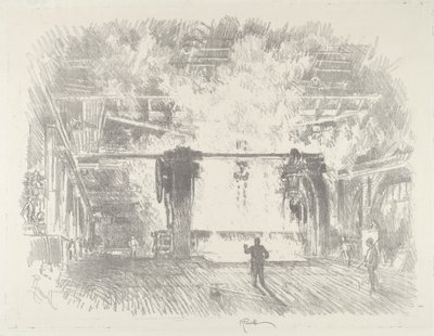 Fazendo Blindagem-Placa, 1916. de Joseph Pennell