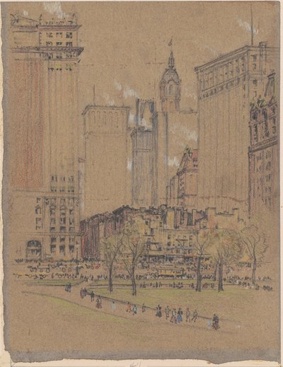 Nova York, a Velha e a Nova de Joseph Pennell