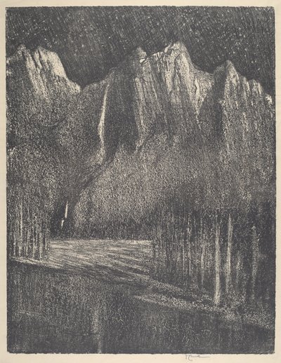Noite no Yosemite de Joseph Pennell