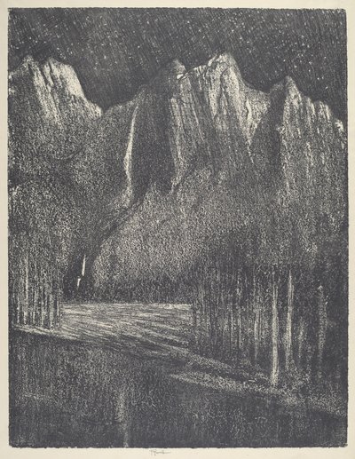 Noite no Yosemite de Joseph Pennell
