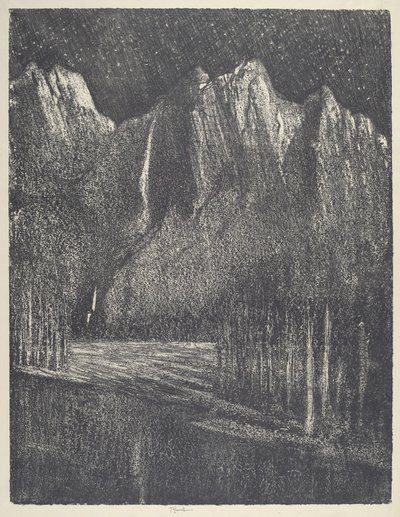 Noite em Yosemite de Joseph Pennell