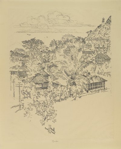 Oficial Ancon. Edifícios Administrativos, 1912 de Joseph Pennell