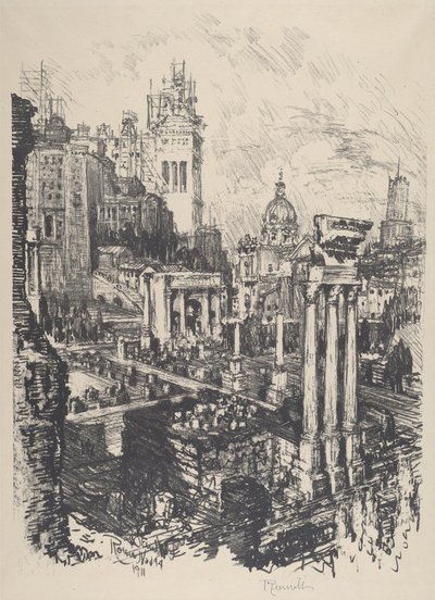 Antiga e Nova Roma, Monumento Victor Emanuel de Joseph Pennell