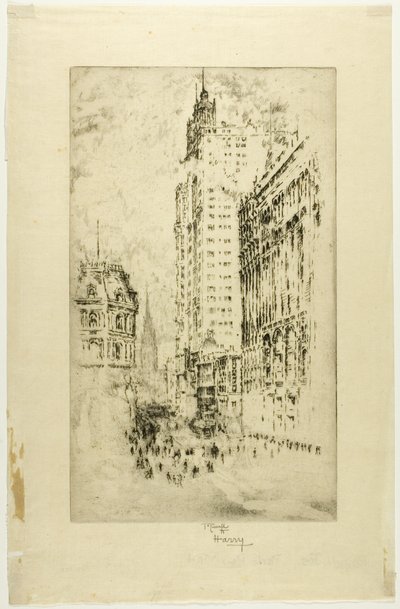 Park Row de Joseph Pennell