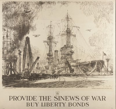 Forneça os tendões da guerra, compre títulos de liberdade de Joseph Pennell