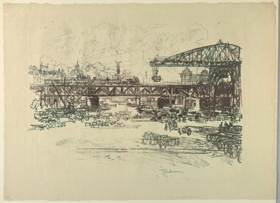 Estação Ferroviária, Berlim de Joseph Pennell