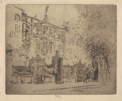 casa de Rossetti de Joseph Pennell