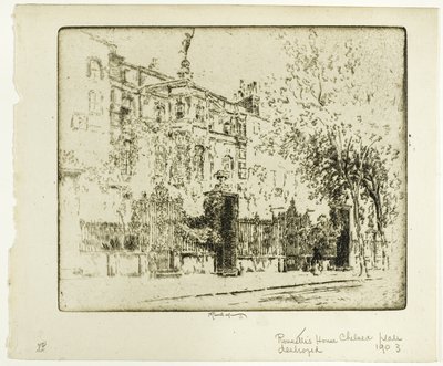 A casa de Rossetti de Joseph Pennell