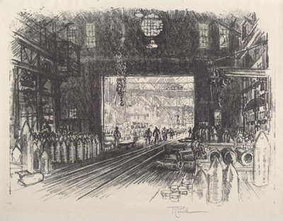 Fábrica de Conchas, N.º II de Joseph Pennell