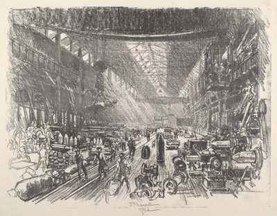 Shell Factory, No.I de Joseph Pennell