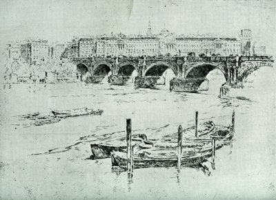 Somerset House, 1928. de Joseph Pennell
