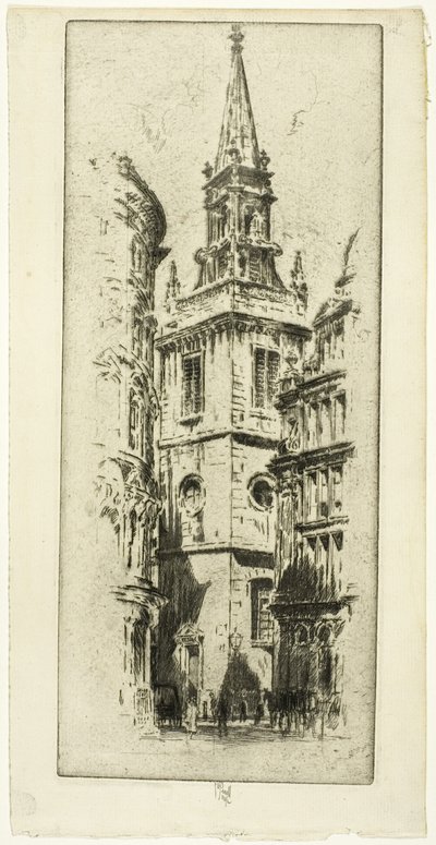 Santo Agostinho e Santa Fé de Joseph Pennell
