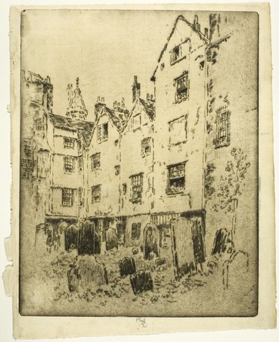 Adro da Igreja de São Bartolomeu de Joseph Pennell
