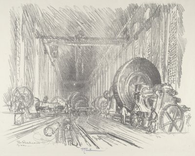 A Basílica da Guerra, 1916. de Joseph Pennell