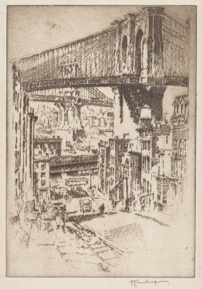 As pontes, do Brooklyn de Joseph Pennell