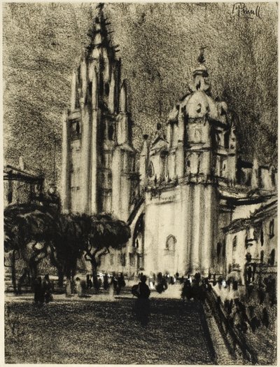 A Catedral, Toledo de Joseph Pennell