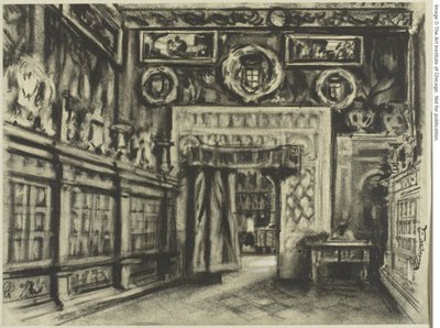 A Casa do Capítulo, Catedral de Toledo de Joseph Pennell