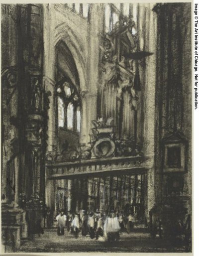 O Coro, Toledo de Joseph Pennell