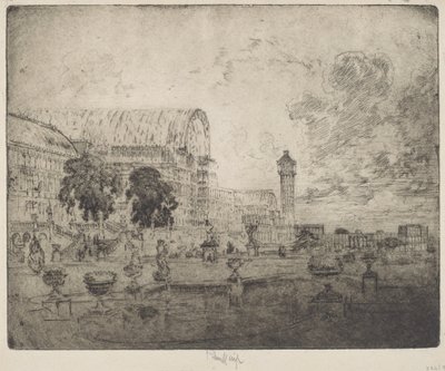 O Palácio de Cristal de Joseph Pennell