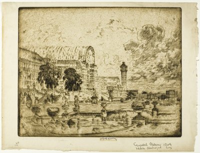 O Palácio de Cristal de Joseph Pennell