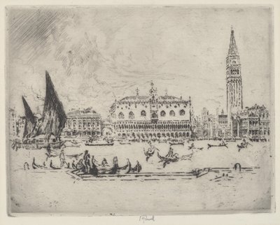 O Palácio Ducal de Joseph Pennell