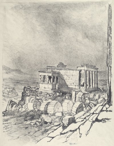 O Erechtheum de Joseph Pennell
