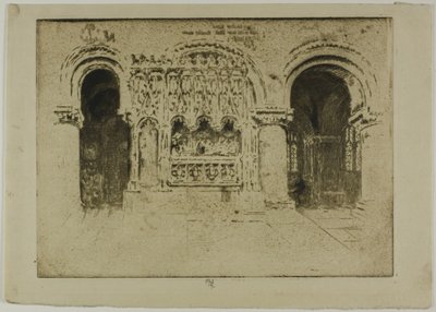 Túmulo do Fundador, Igreja de São Bartolomeu o Grande de Joseph Pennell