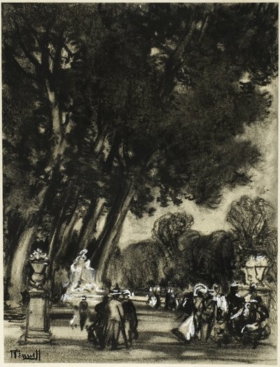 O Jardim da Ilha, Aranjuez de Joseph Pennell