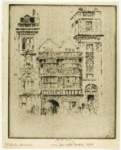 A Porta do Templo de Joseph Pennell