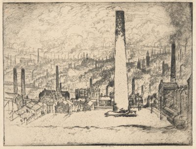 A Grande Chaminé, Bradford de Joseph Pennell