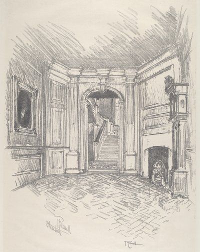 O Salão, Stenton de Joseph Pennell