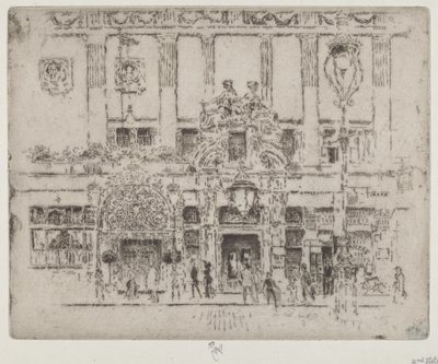 O Instituto, Piccadilly de Joseph Pennell