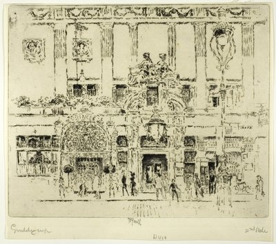 O Instituto, Piccadilly de Joseph Pennell