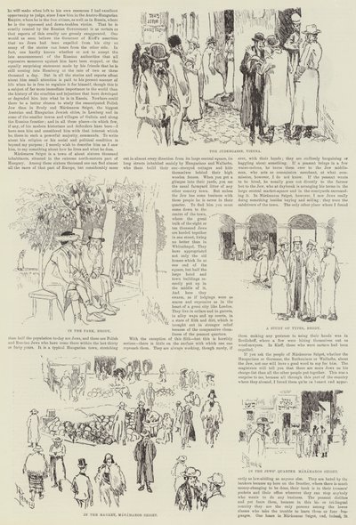 O judeu em casa, por Joseph Pennell de Joseph Pennell