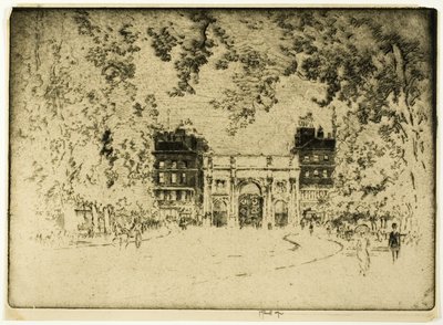 O arco de mármore de Joseph Pennell